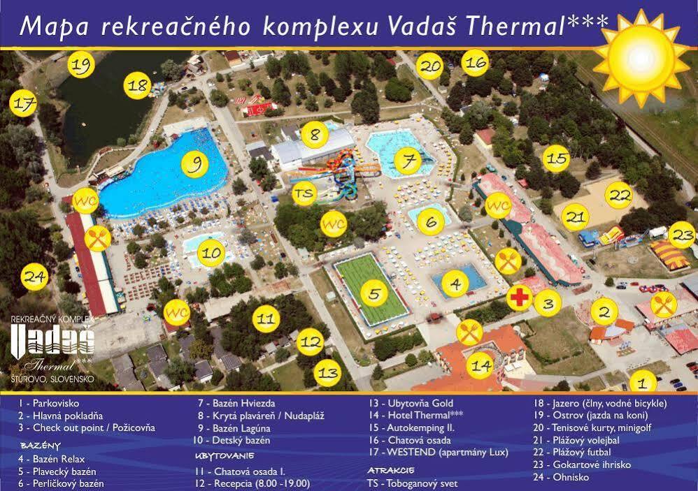 Wellness Hotel Thermal Štúrovo Bagian luar foto